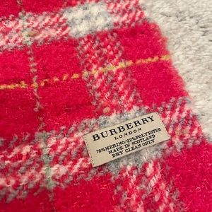 Burberry scarf - hot pink